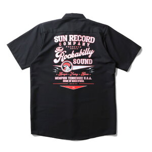 STEADY / �X�e�f�B�[ SR36 SUN RECORDS MEN'S SHIRT / �T�����R�[�h�����Y�V���c -�S5�F- �����Y �����V���c ���J�r���[ ���[�N�V���c �~���[�W�b�N �o���h ���b�N �A���J�W �X�g���[�g[SR36]