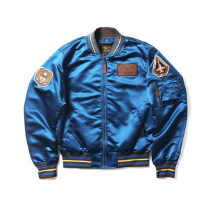 TOP GUN / �g�b�v�K�� TGJ2612 SATIN VERSITY JACKET / �T�e���o�[�V�e�B�W���P�b�g -�S1�F- �����Y MILITARY �~���^���[ �A�����J ���b�y�� �h�J �C�R �퓬�@ �t���C�g�W���P�b�g �{���o�[�W���P�b�g MA-1 [TG