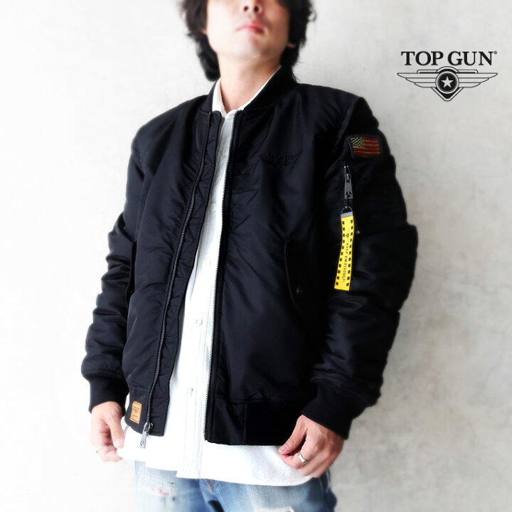 楽天市場】TOP GUN / トップガン TOPGUN002 TOP GUN MA-1 NYLON BOMBER 