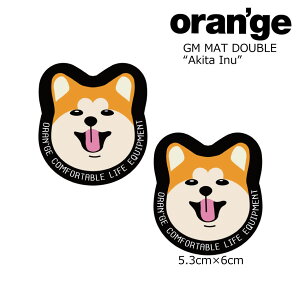 IW fbLpbh AL^ Ck W[G }bg _u 2 X}C Oran'ge DeckPads Akita Inu GM MAT DOUBLE fbLpbh o[