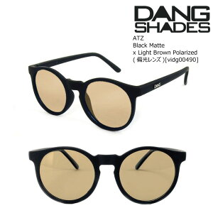 �_�� �V�F�C�f�B�[�Y �T���O���X �Ό� �G�[�e�B�[�[�b�g vidg00490 DANG Shades ATZ Black Matte x Light Brown Polarize ������ ���E�N���A �t�B�b�V���O