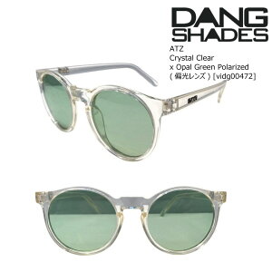 �_�� �V�F�C�f�B�[�Y �T���O���X �Ό� �G�[�e�B�[�[�b�g vidg00472 DANG Shades ATZ Crystal Clear x Opal Green Polarized ������ ���E�N���A �t�B�b�V���O