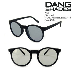 �_�� �V�F�C�f�B�[�Y �T���O���X �Ό� �G�[�e�B�[�[�b�g vidg00424 DANG Shades ATZ Black Soft x Grey Polarized �T���O���X ������ ���E�N���A �t�B�b�V���O