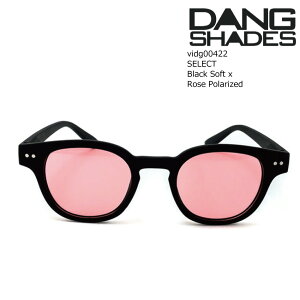 �_�� �V�F�C�f�B�[�Y �T���O���X �Ό� �Z���N�g vidg00422 DANG Shades SELECT Black Soft x Rose Polarized �Ό������Y �����˃J�b�g ���E�N���A