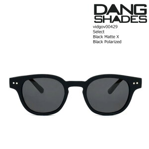 �_�� �V�F�C�f�B�[�Y �T���O���X �Ό� �Z���N�g vidg00429 DANG Shades SELECT Black Soft x Black Polarized �Ό������Y �����˃J�b�g ���E�N���A