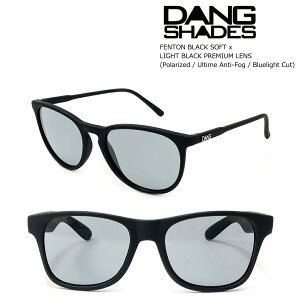 �_�� �V�F�C�f�B�[�Y �T���O���X �Ό� �t�F���g�� vidg00430-fbk DANG Shades FENTON Black Soft x Light Black Premium Lens �����˃J�b�g ���E�N���A