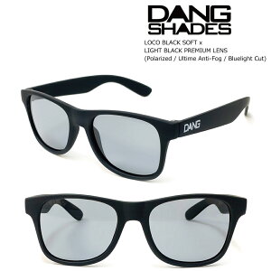 �_�� �V�F�C�f�B�[�Y �T���O���X �Ό� ���R vidg00430-lbk DANG Shades LOCO Black Soft x Light Black Premium Lens Polarized / Ultime Anti-Fog / Bluelgt