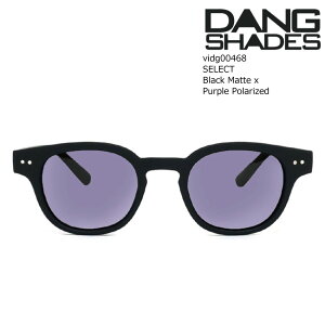 �_�� �V�F�C�f�B�[�Y �T���O���X �Ό� �Z���N�g vidg00468 DANG Shades SELECT Black Soft x Purple Polarized �Ό������Y �����˃J�b�g ���E�N���A