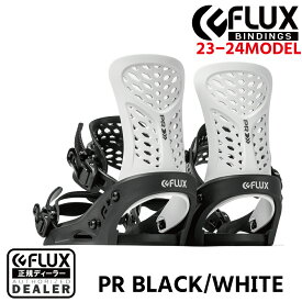 23-24 FLUX PR Black / White フラックス ピーアール ブラック ホワイト S M L メンズ レディース ビンディング バインディング スノーボード