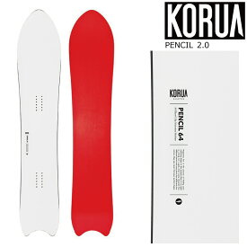 予約商品 特典あり 24-25 KORUA Shapes PENCIL 2.0 コルア ペンシル フロートキャンバー パウダーキャンバー 25Snow