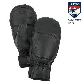 23-24 HESTRA 30431 OMNI MITT Black ヘストラ オムニ ミット 6 7 8 9 ブラック グローブ 正規品 スノボー スキー