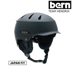 23-24 BERN TEAM HENDRIX MatteBlack バーン チーム ヘンドリックス JapanFit ヘルメット ジャパンフィット 24Snow 2023-24 正規品 スノボ