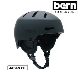 23-24 BERN TEAM MACON 2.0 MatteBlack バーン チーム メーコン JapanFit ヘルメット ジャパンフィット 24Snow 2023-24 正規品 スノボ