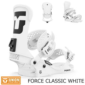 予約商品 特典あり 24-25 UNION FORCE Classic TEAM LOGO White ユニオン フォース クラシック ホワイト メンズ ビンディング スノボ オールマウンテン 25Snow