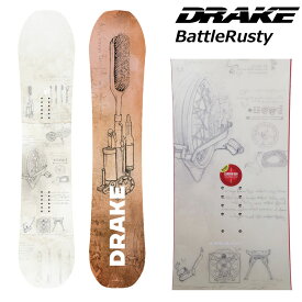 予約商品 特典あり 24-25 DRAKE BATTLE RUSTY ドレイク バトルラスティー パーク 25Snow 正規品 スノーボード 板