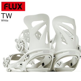 予約商品 特典あり 24-25 FLUX TW White フラックス ティーダブリュー ホワイト S M L メンズ レディース ビンディング バインディング スノーボード