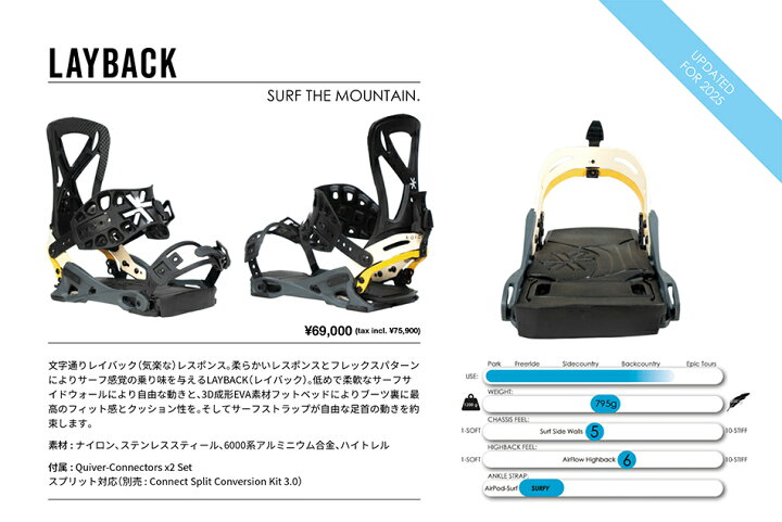 楽天市場】カラコラム ビンディング レイバック クイバーコネクター2 