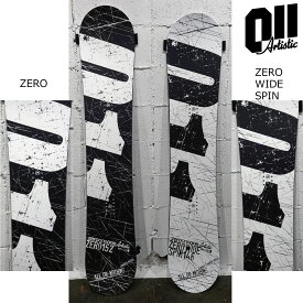 予約商品 特典あり 24-25 011 Artistic ZERO WIDE SPIN ゼロワンワン ゼロ ワイド メンズ ソフト グラトリ ダブルキャンバー 25 スノーボード 板 China