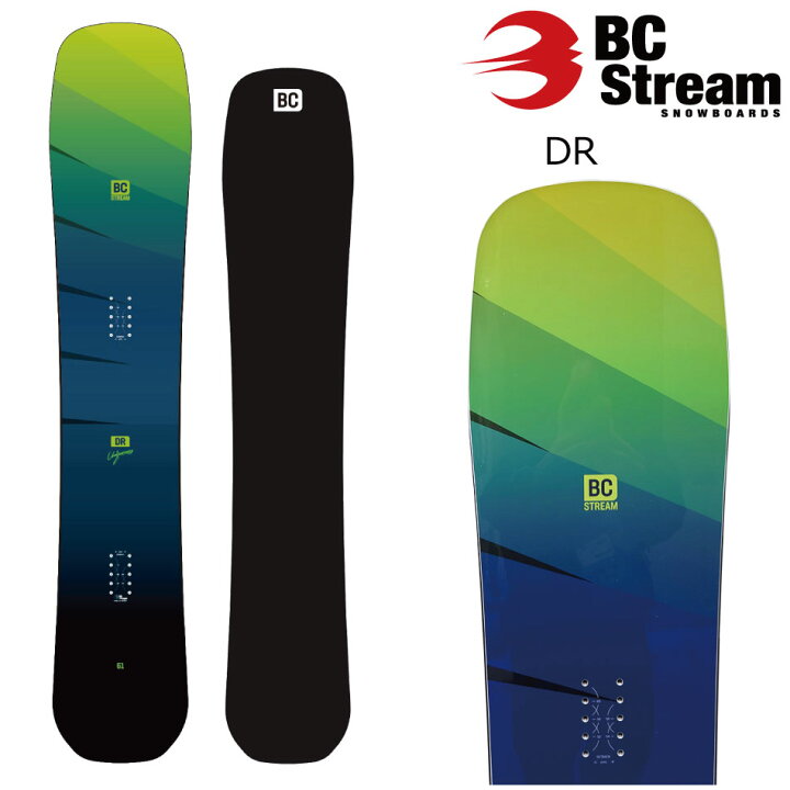 楽天市場】ビーシーストリーム スノーボード ディーアール 157cm 24-25