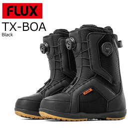 予約商品 特典あり 24-25 FLUX Boots TX BOA Black フラックス ブーツ ティーエックスボア ブラック パーク ジブ グラトリ