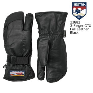 25-26 �w�X�g�� �{�[�h�O���[�u �X���[�t�B���K�[ �t�����U�[ �u���b�N HESTRA 30872 3-Finger Full Leather Black �r�� �{�v �~�b�g �O���[�u