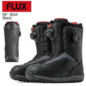25-26 フラックス ボードブーツ エヌエフ ボア ブラック FLUX Boots NF-BOA Black フリーライド パウダー バックカントリー