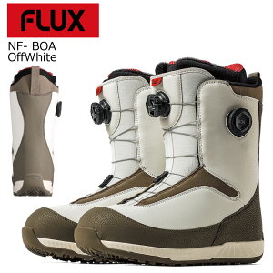 25-26 フラックス ボードブーツ エヌエフ ボア ホワイト FLUX Boots NF-BOA White フリーライド パウダー バックカントリー