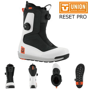 25-26 ユニオン ブーツ リセット プロ ホワイト/ブラック UNION RESET PRO BOOTS White/Black 特典あり スノーボード フリースタイル 26Snow
