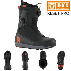 25-26 ユニオン ブーツ リセット プロ ブラック UNION RESET PRO BOOTS Black 特典あり メンズ レディース スノーボード フリースタイル 26Snow