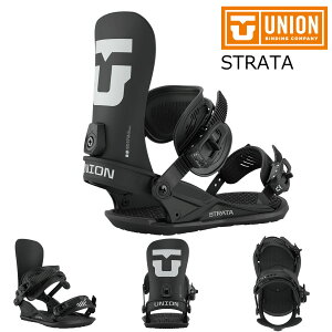 25-26 ユニオン ビンディング ストラータ ブラック UNION STRATA Black 特典あり メンズ レディース スノーボード フリースタイル 26Snow