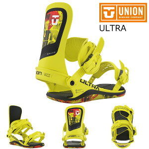 25-26 ユニオン ビンディング ウルトラ ハイプイエロー UNION MEN'S ULTRA HypeYellow 特典あり メンズ レディース スノーボード フリースタイル 26Snow