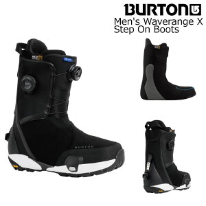 25-26 o[g XebvIu[c EF[uW GbNX Ch ubN BURTON Men's Waverange X Step On Boots Wide Black XebvCu[c