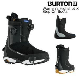 25-26 バートン ウーマンズ ステップオンブーツ ハイショット エックス ワイド ブラック BURTON Women's Highshot X Step On Boots Wide Black ステップイン