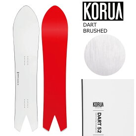 予約商品 26-27 コルア スノーボード ダート ブラッシュド KORUA Shapes DART BRUSHED フロートキャンバー パウダーキャンバー 正規品 コルアシェイプス 2Snow