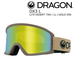 25-26 hS {[hS[O fB[GbNXX[ G DRAGON DX3 L LITE DESERT TAN / LL J.GOLD ION S07 Large Fit \񏤕i T AWAFit