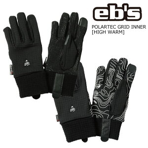 25-26 エビス ポーラテック グリッド インナー ハイウォーム グローブ EB'S POLARTEC GRID INNER HighWarm 予約商品 スマホ操作 グリップ付き ポーラテック