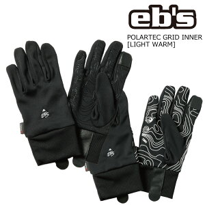 25-26 エビス ポーラテックグリッド インナー ライトウォーム グローブ EB'S POLARTEC GRID INNER LightWarm 予約商品 スマホ操作 グリップ付き ポーラテック