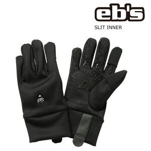 25-26 エビス スリット インナーグローブ ハイウォーム EB'S SLIT INNER 予約商品 スマホ操作 グリップ付き ポーラテック