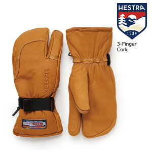25-26 wXg {[hO[u X[tBK[ tU[ RN HESTRA 30872 3-Finger Full Leather Cork r {v ~bg O[u