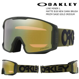 25-26 I[N[S[O C}Ci[L }bgB1Bj[_[NubV vYT[WS[h OAKLEY LINEMINER L MatteB1BNewDarkBrush/ PrizmSageGold