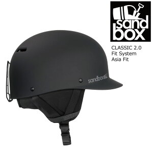 25-26 Th{bNX NVbN Xm[ ubN 2.0 SANDBOX Helmet Classic 2.0 SNOW Black (Matte) AWAtBbg Ki wbg Xm{ Εt