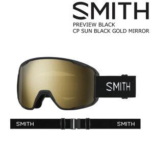 25-26 X~X {[hS[O vr[ SMITH PREVIEW BLACK | CP SUN BLACK GOLD MIRROR T AWAtBbg ʃY Ki 26Snow