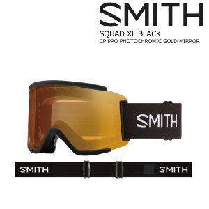 25-26 X~X {[hS[O XJbhXL Pro SMITH SQUAD XL BLACK / CP Pro Photochromic Gold Mirror XyA S[O AWAtBbgKi