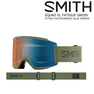 25-26 X~X {[hS[O XJbhXL Pro SMITH SQUAD XL FATIGUE GREEN | CP Pro Photochromic Blue Mirror T AWAtBbg ʃY