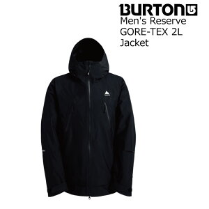 25-26 o[g {[hWPbg U[u SAebNX2L gD[ubN BURTON Men's RESERVE GORE-TEX 2L TrueBlack
