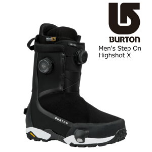 �\�񏤕i 26-27 �o�[�g�� �X�e�b�v�I���u�[�c �n�C�V���b�g �G�b�N�X �u���b�N BURTON Men's Highshot X Step On Boots Wide Black �X�e�b�v�C��