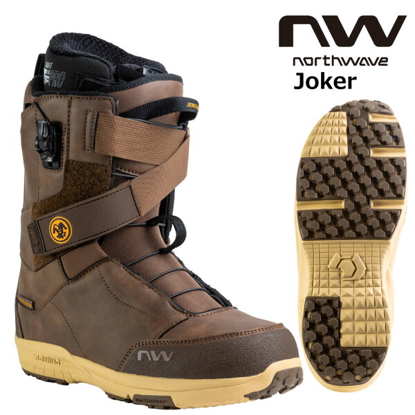 予約商品 26-27 ノースウエーブ ボードブーツ ジョーカー NORTHWAVE JOKER SLS TF Liner Brown アジアンフィット あり ボードブーツ スノボー フリーライド