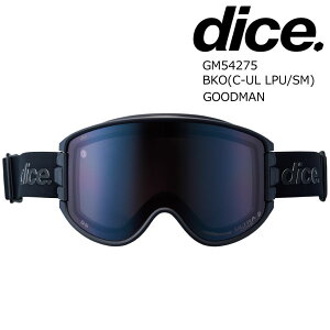 �\�񏤕i 26-27 �_�C�X �S�[�O�� �O�b�h�}�� GM54275 BKO DICE GOODMAN GM54275 BKO C-UL LPU/SM ����×ULTRA���C�g�p�[�v��/�X���[�N�~���[ �R�{���w