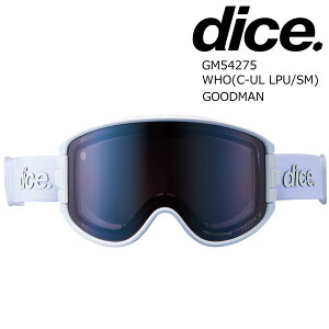 �\�񏤕i 26-27 �_�C�X �S�[�O�� �O�b�h�}�� GM54275 WHO DICE GOODMAN GM54275 WHO C-UL LPU/SM ����×ULTRA���C�g�p�[�v��/�X���[�N�~���[ �R�{���w