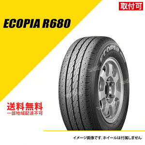 4�{�Z�b�g 145/80R12LT 80/78N �u���a�X�g�� �G�R�s�A R680 �T�}�[�^�C�� �ă^�C�� BRIDGESTONE ECOPIA R680 145/80-12 [LVR89536]